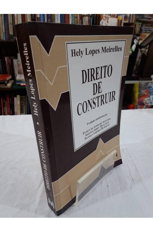 Capa do livro Direito de Construir de Hely Lopes Meirelles - Malheiros
