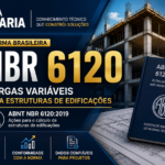 NBR 6120 sobre cargas variáveis para estruturas de edificações, com referência técnica do Portal da Engenharia.