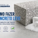 Como fazer concreto leve com EPS, traços, tabelas e resultados reais para aplicações na construção civil.