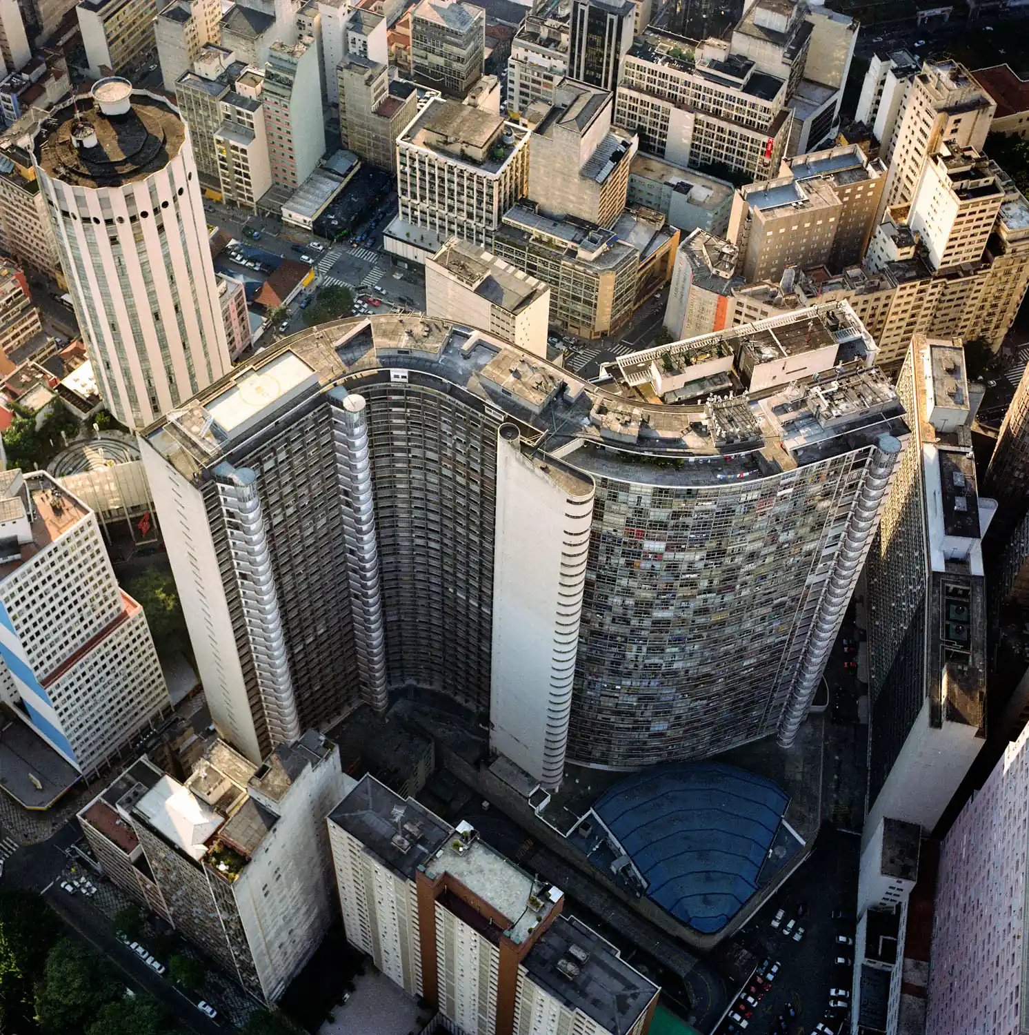 Vista aérea do Edifício Copan