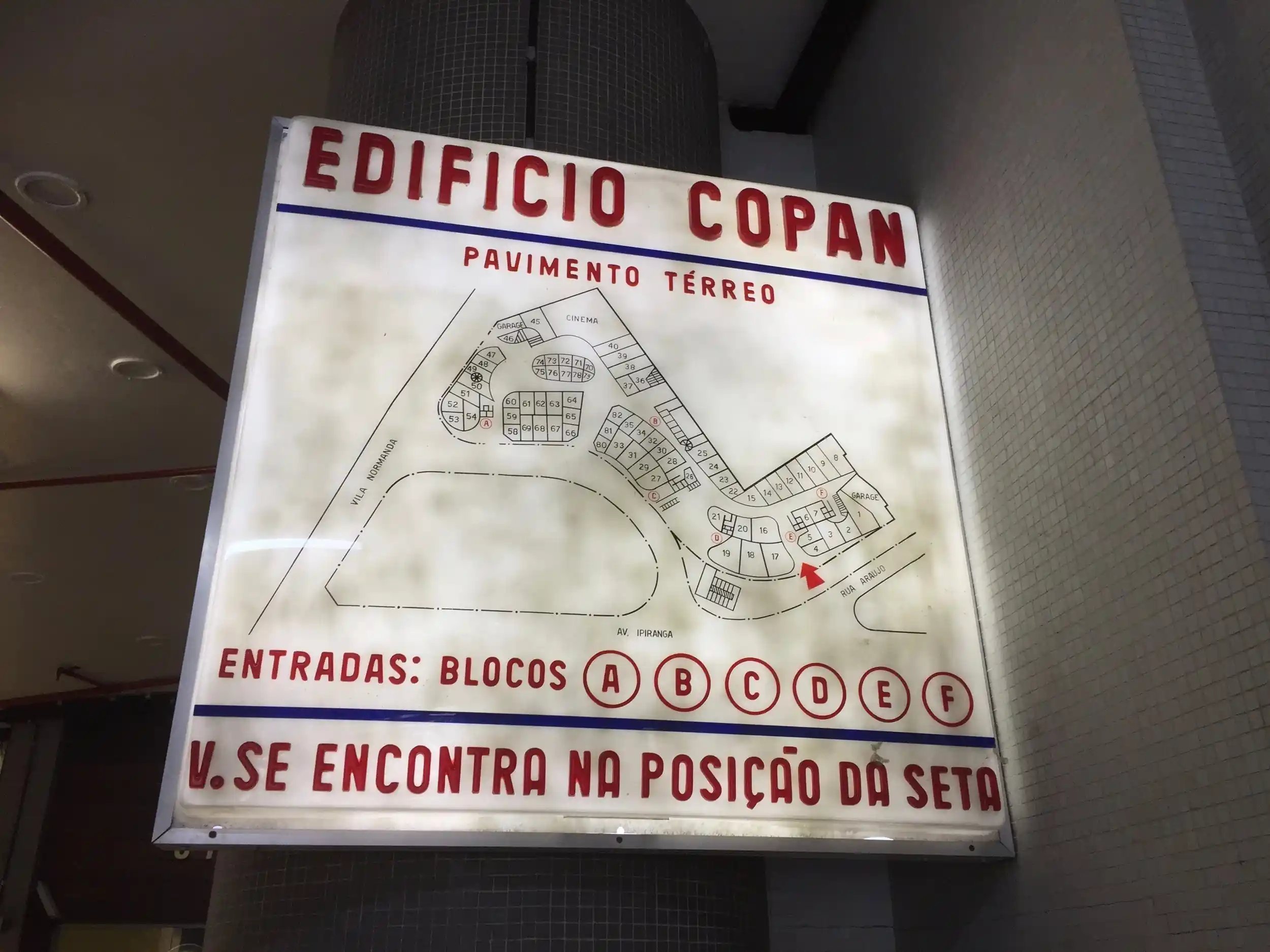 Planta do Edifício Copan
