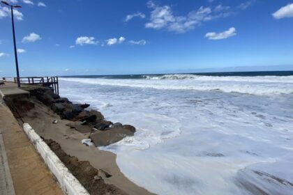 Elevação do nível do mar na Praia de Maricá - impactos das mudanças climáticas na costa brasileira