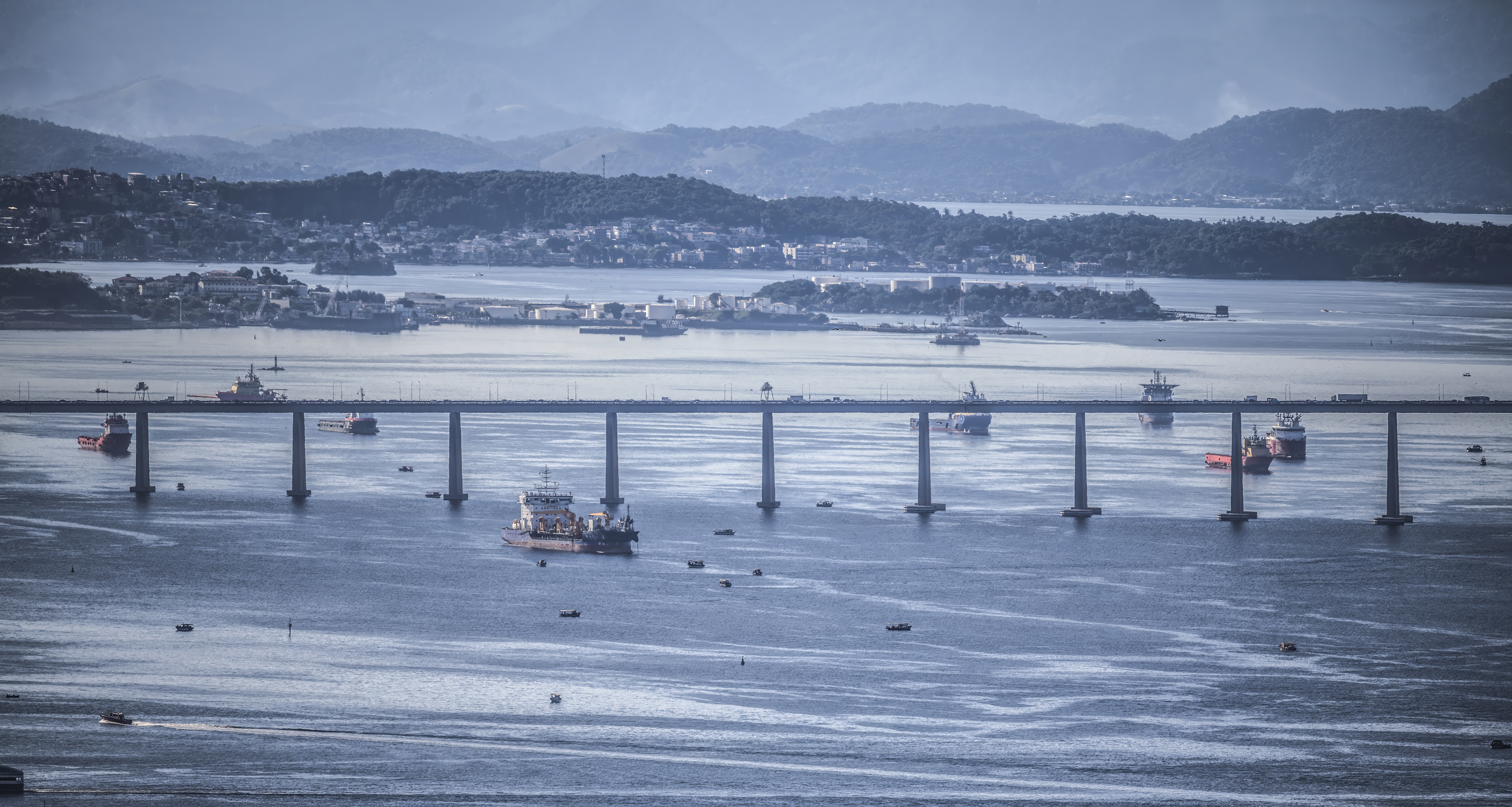 Ponte Rio-Niteroi vista atualmente